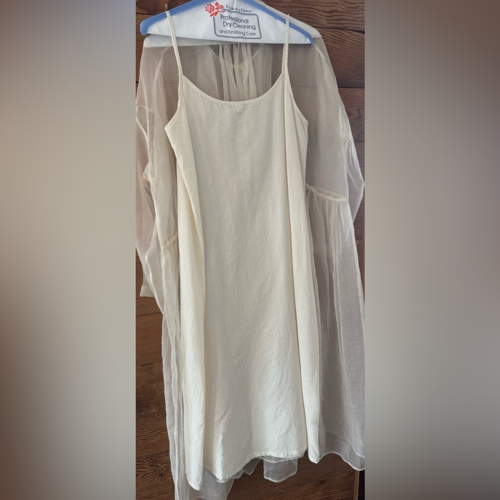 Runaway Bicycle Aouli Dress Ivory XS - Picture 3 of 10
